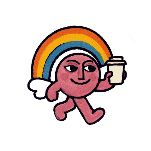 Doin' My Best Coffee Character