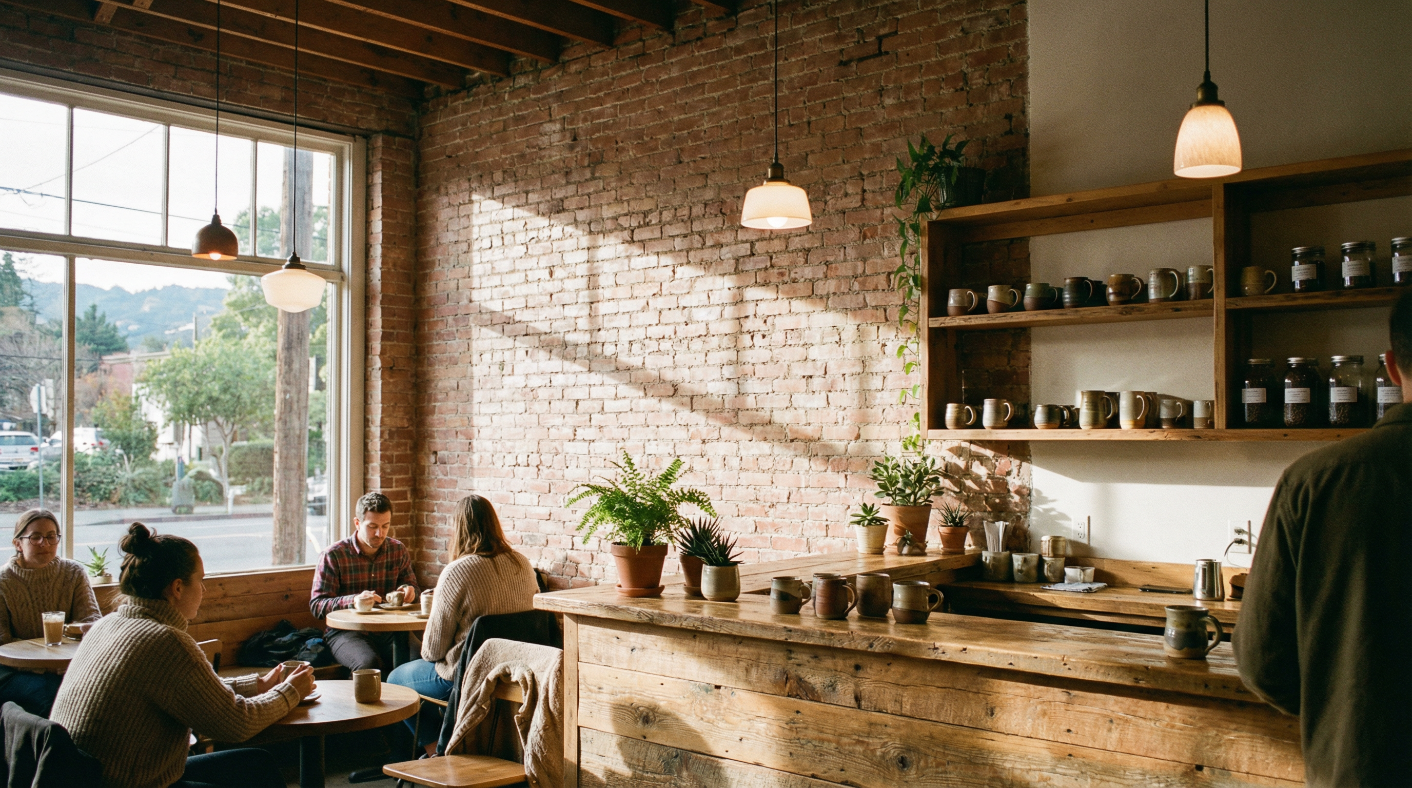 Oakland coffee bar interior